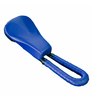 Mad4One Handle Saddle M - Muni und Rennen - Breites Kissen - Frontgriff mit Lederstreifen