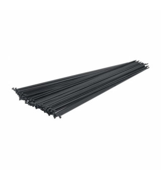 Kit 40 Speichen SAPIM Kohlenstoffstahl - Schwarz